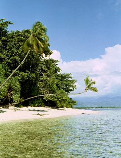 vorgelagerte Insel, Jambak Beach, Padang, Sumatra, Indonesien